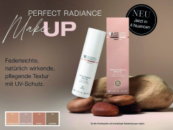 Das Perfect Radiance Make Up in vier verschiedenen Nuancen!